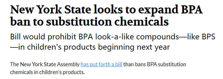 bisphenol,BPA,ban,chemicals,products,substitution